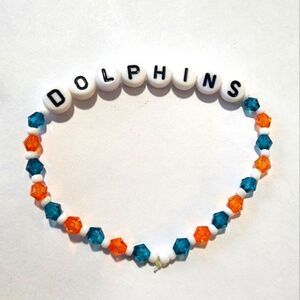 Miami Dolphins NFL Custom Bracelet